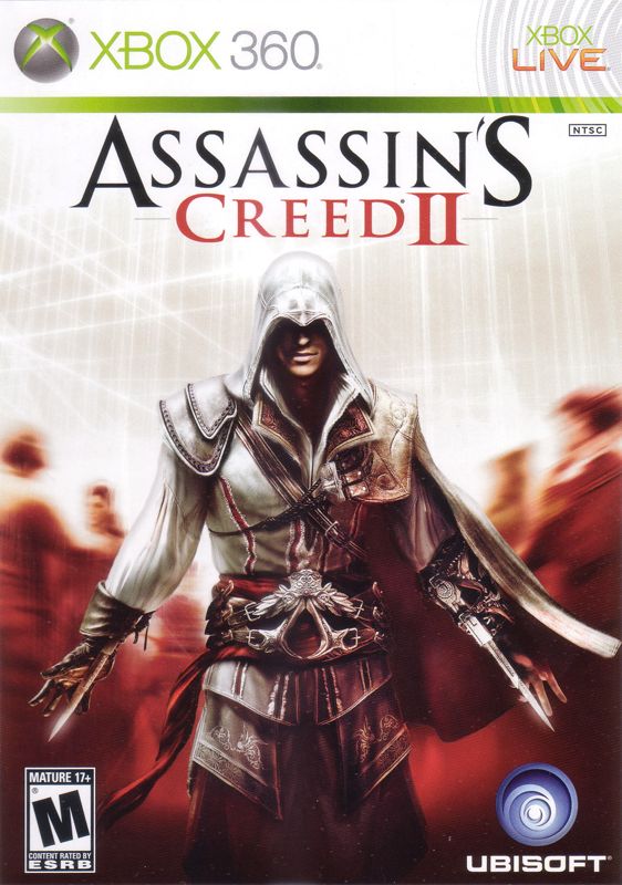 Assassin's Creed II box art for Xbox 360